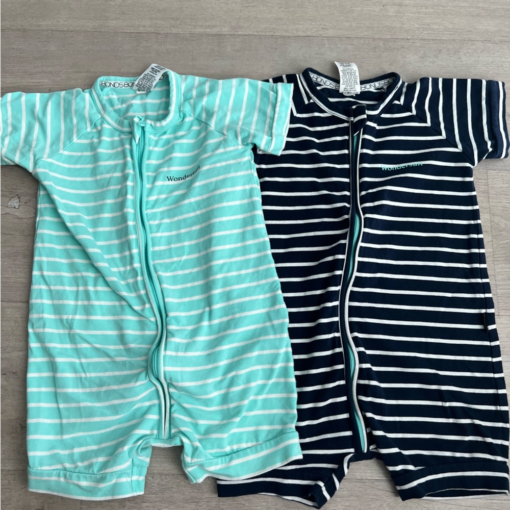 Bonds zip rompers